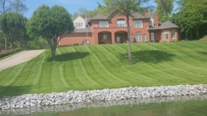 hydros eed, fertilization, akron ohio, weed control, pond,